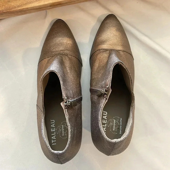 Italeau Marisa Waterproof Italian Leather Bootie‎ boot boots US 8.5 Eu 39.5 EUC - Picture 6 of 10